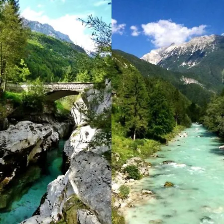 Inviting For A Vacation In The Stunning Setting Of Soca, Slovenia Dom wakacyjny *